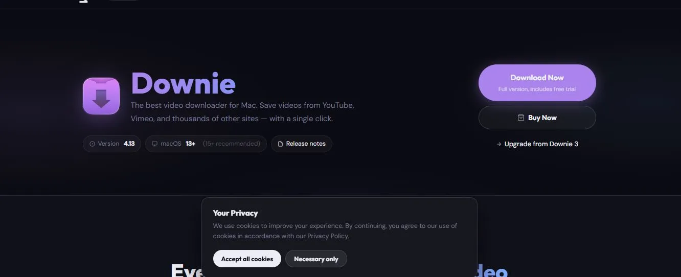 Downie for macOS