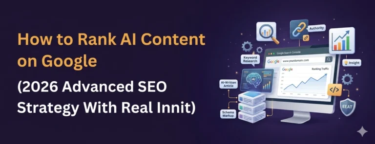 How to Rank AI Content on Google (2026 SEO Strategy Guide)
