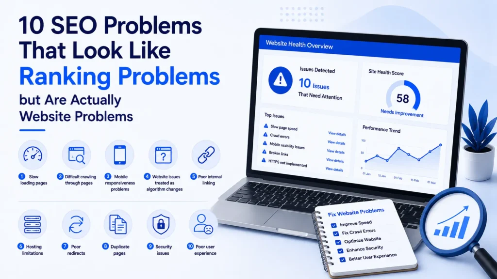 10 SEO Problems That Look Like Ranking Problems but Are Actually Website Problems